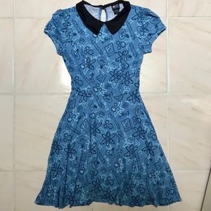 Limited Edition Dexter's Laboratory Dress from Hot Topic size XS.